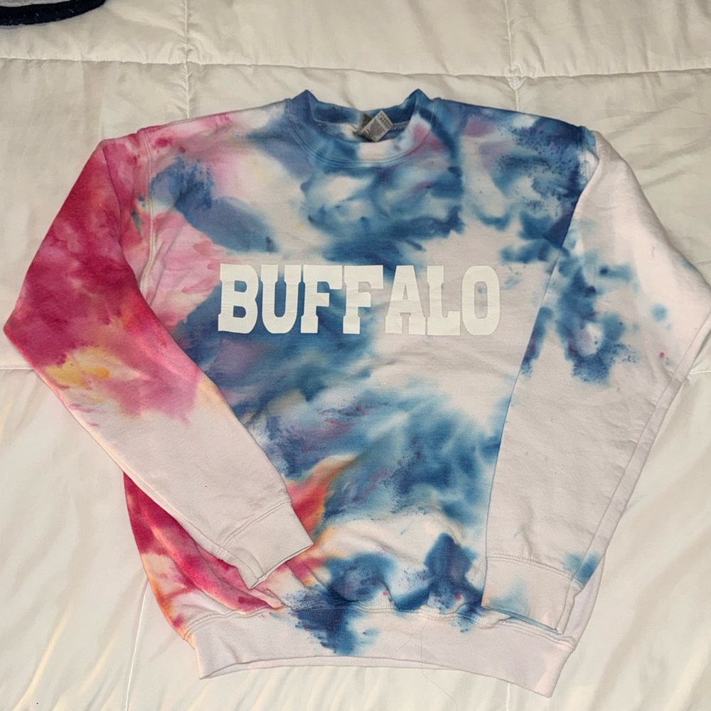 Buffalo Tie-Dye Sweatshirt